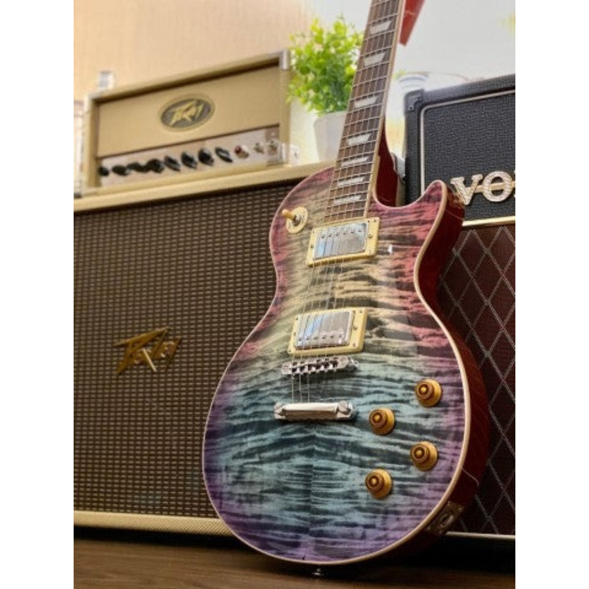 Đàn Guitar Điện Soloking SLS60FM Deluxe, Ocean Heart Nafiri Music Special Run