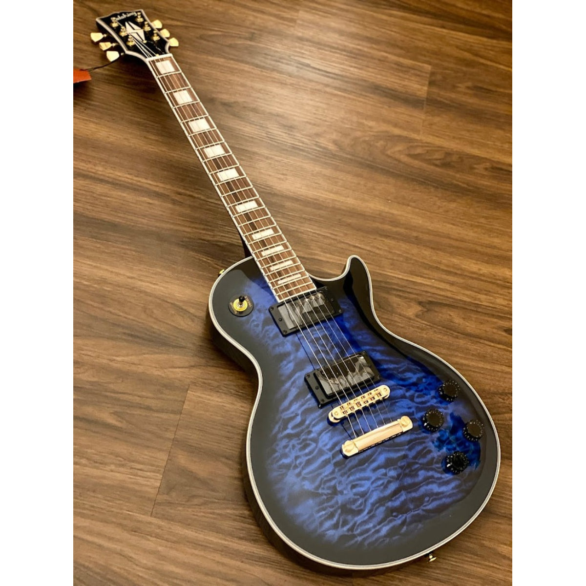 Đàn Guitar Điện Soloking SLS60QM Deluxe, Black Aqua Burst Nafiri Music Special Run