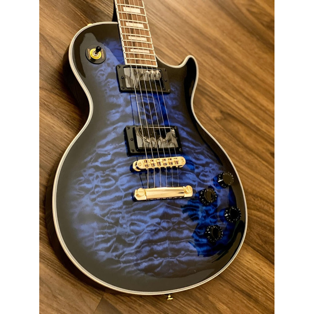 Đàn Guitar Điện Soloking SLS60QM Deluxe, Black Aqua Burst Nafiri Music Special Run