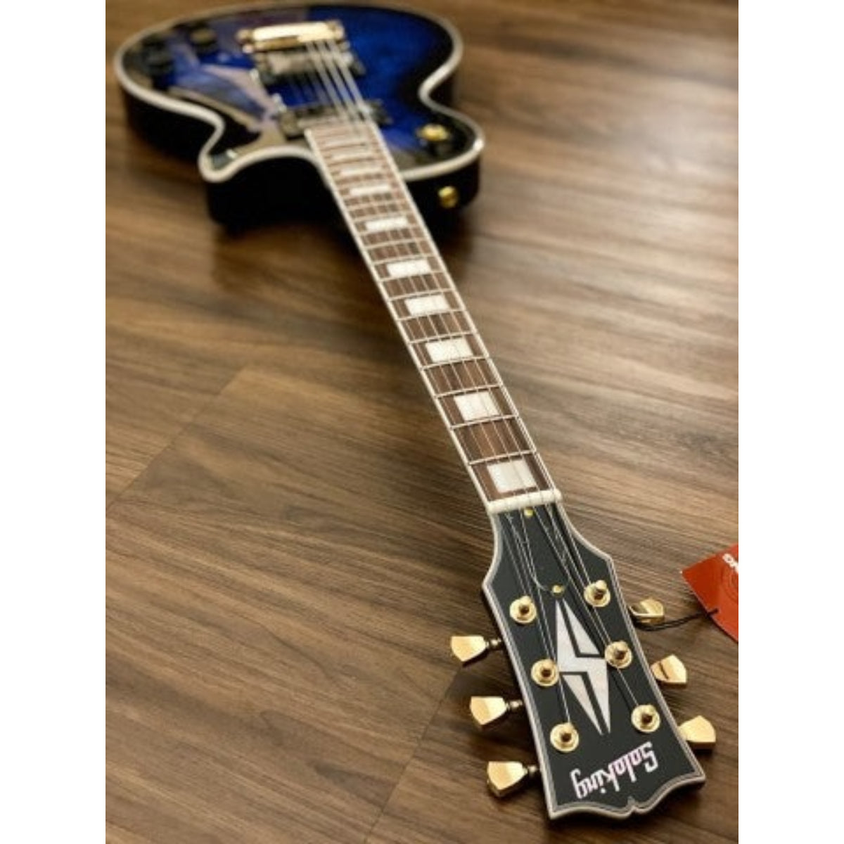 Đàn Guitar Điện Soloking SLS60QM Deluxe, Black Aqua Burst Nafiri Music Special Run
