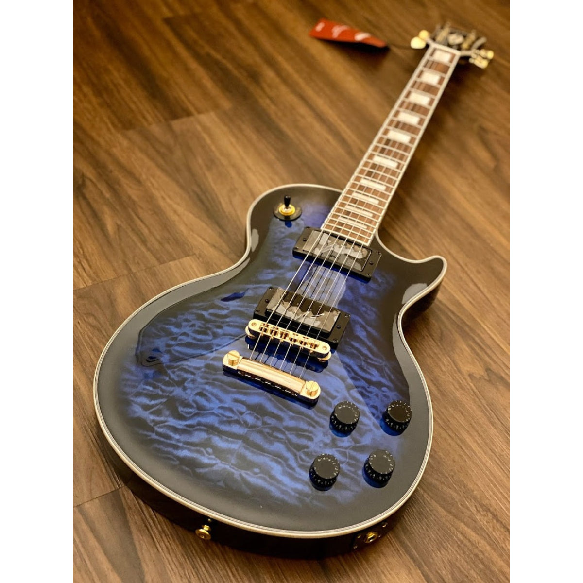 Đàn Guitar Điện Soloking SLS60QM Deluxe, Black Aqua Burst Nafiri Music Special Run