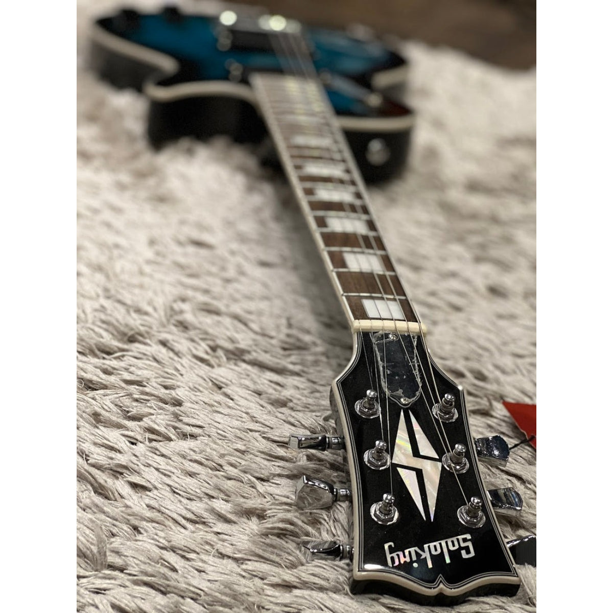 Đàn Guitar Điện Soloking SLS60QM Deluxe, Fishman Fluence, Teal Burst MOD