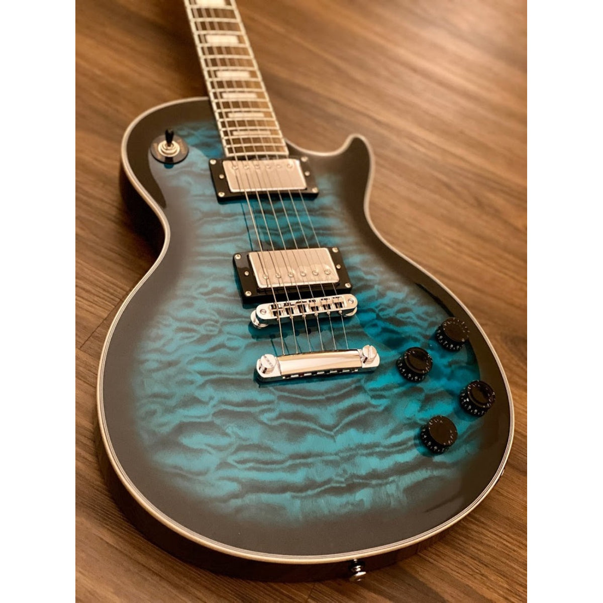 Đàn Guitar Điện Soloking SLS60QM Deluxe, Teal Burst Nafiri Music Special Run