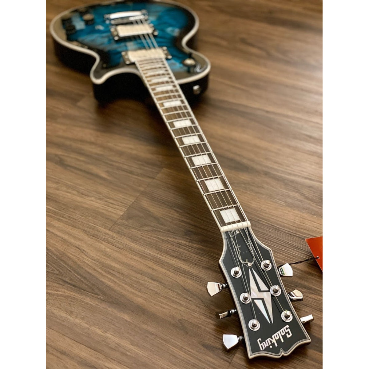 Đàn Guitar Điện Soloking SLS60QM Deluxe, Teal Burst Nafiri Music Special Run