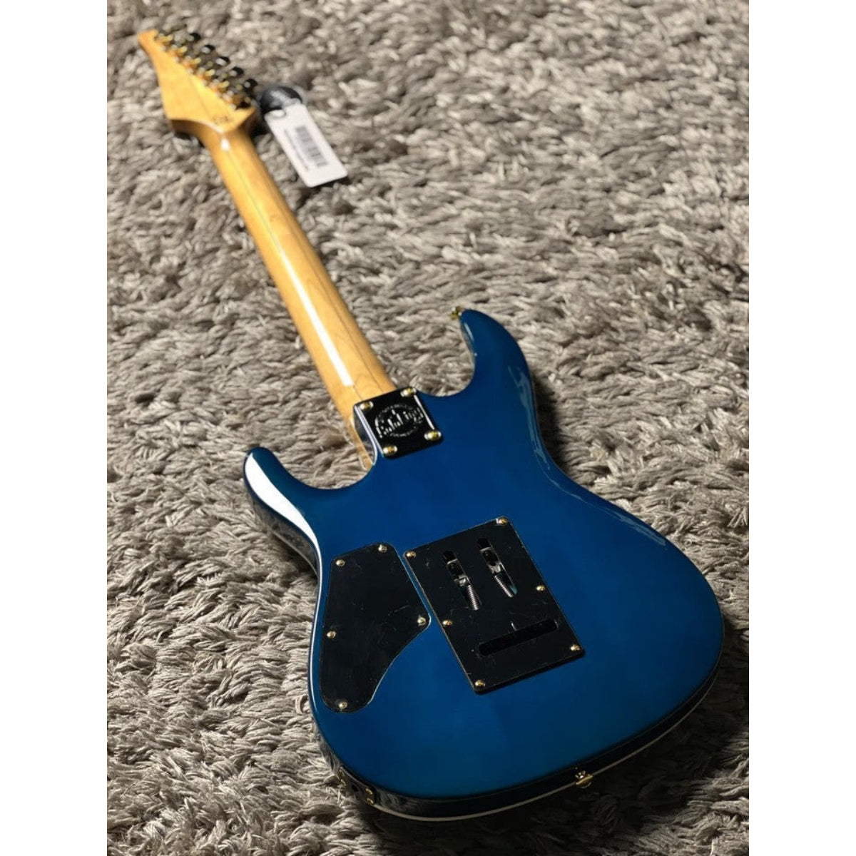 Đàn Guitar Điện Soloking SM22 HH QM Shredmaster, Blue Tinted Maple FB, Trans Maldives Blue
