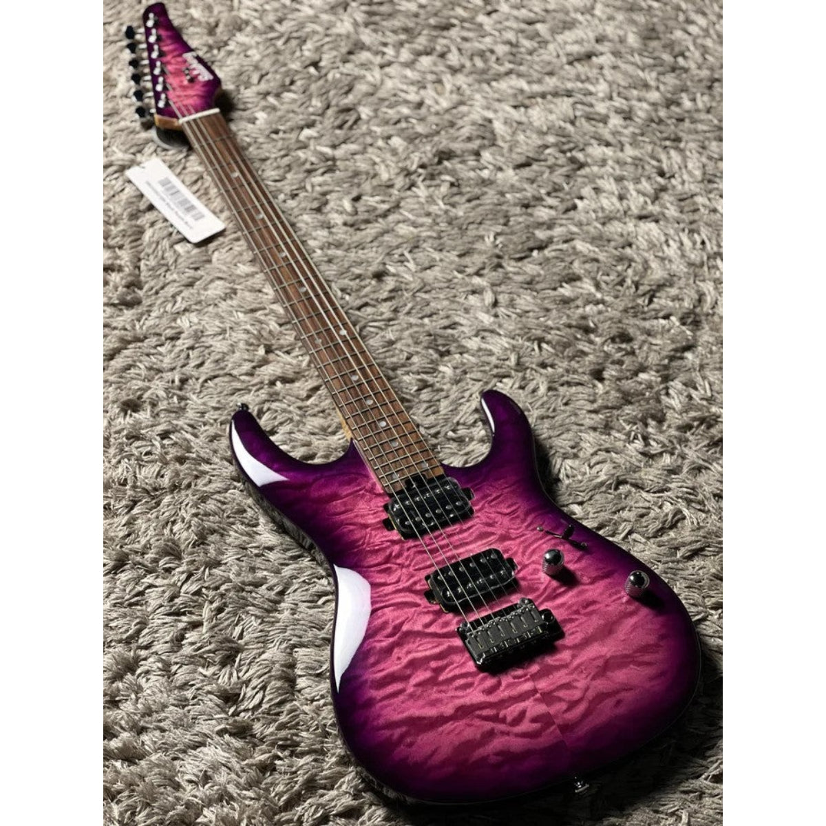 Đàn Guitar Điện Soloking SM24 HH QM Shredmaster, Rosewood FB, Black Purple Burst