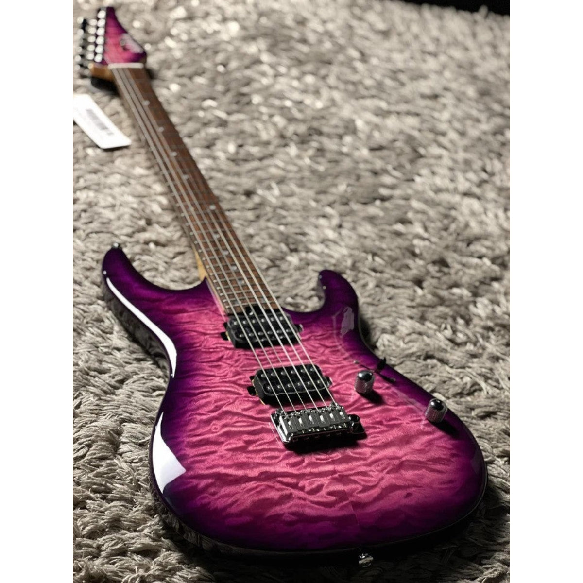 Đàn Guitar Điện Soloking SM24 HH QM Shredmaster, Rosewood FB, Black Purple Burst