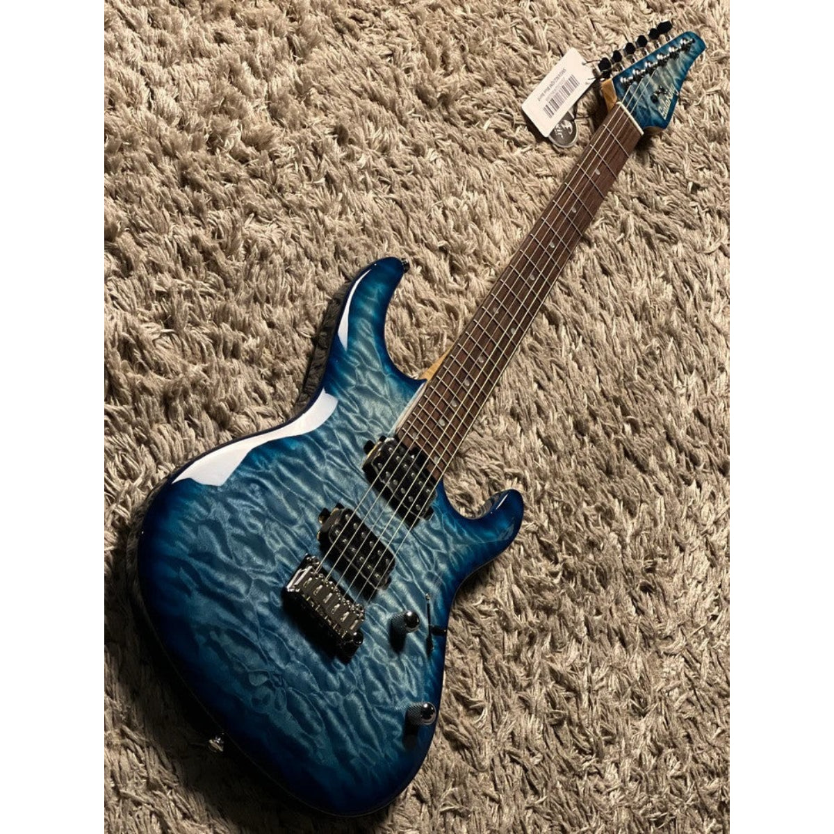 Đàn Guitar Điện Soloking SM24 HH QM Shredmaster, Rosewood FB, Ocean Blue Burst