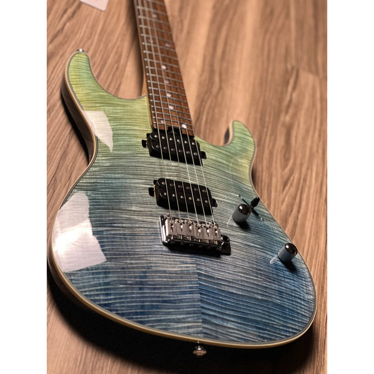 Đàn Guitar Điện Soloking SM24 HH Shredmaster, Rosewood FB, Trans Blue Fade