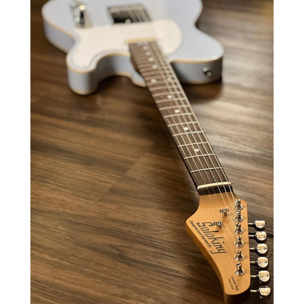 Đàn Guitar Điện Soloking T1B Vintage MKII, Roasted Maple Neck, Rosewood FB, Faded Sonic Blue