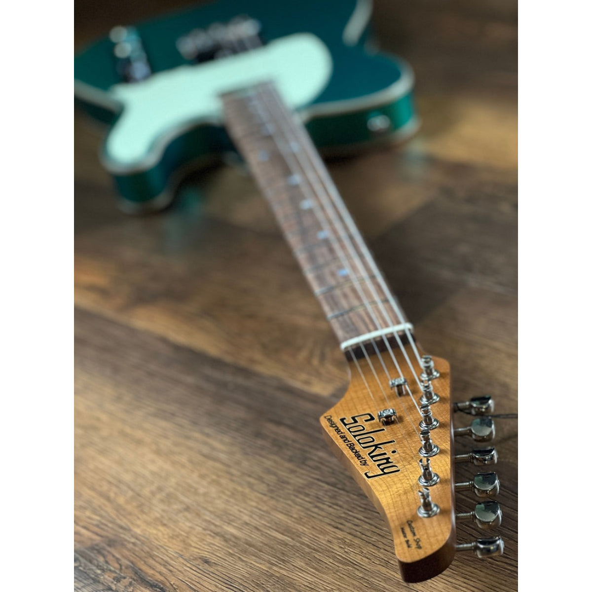 Đàn Guitar Điện Soloking T1B Vintage MKII, Roasted Maple Neck, Rosewood FB, Sherwood Green Metallic