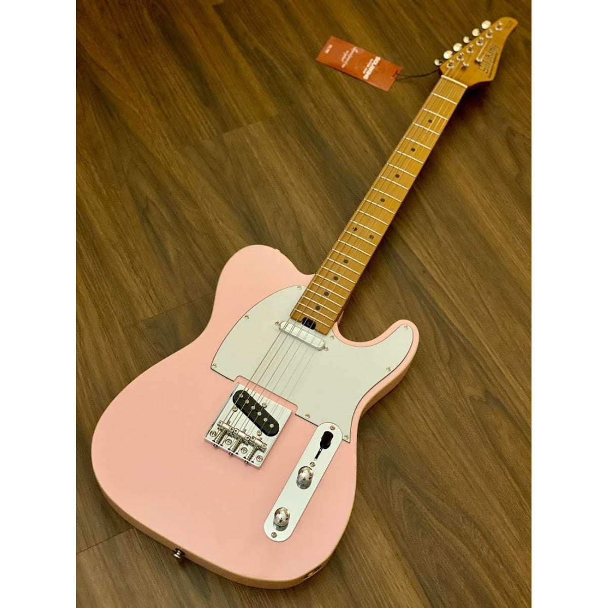 Đàn Guitar Điện Soloking T1B Vintage MKII, Roasted Maple Neck and FB, Shell Pink