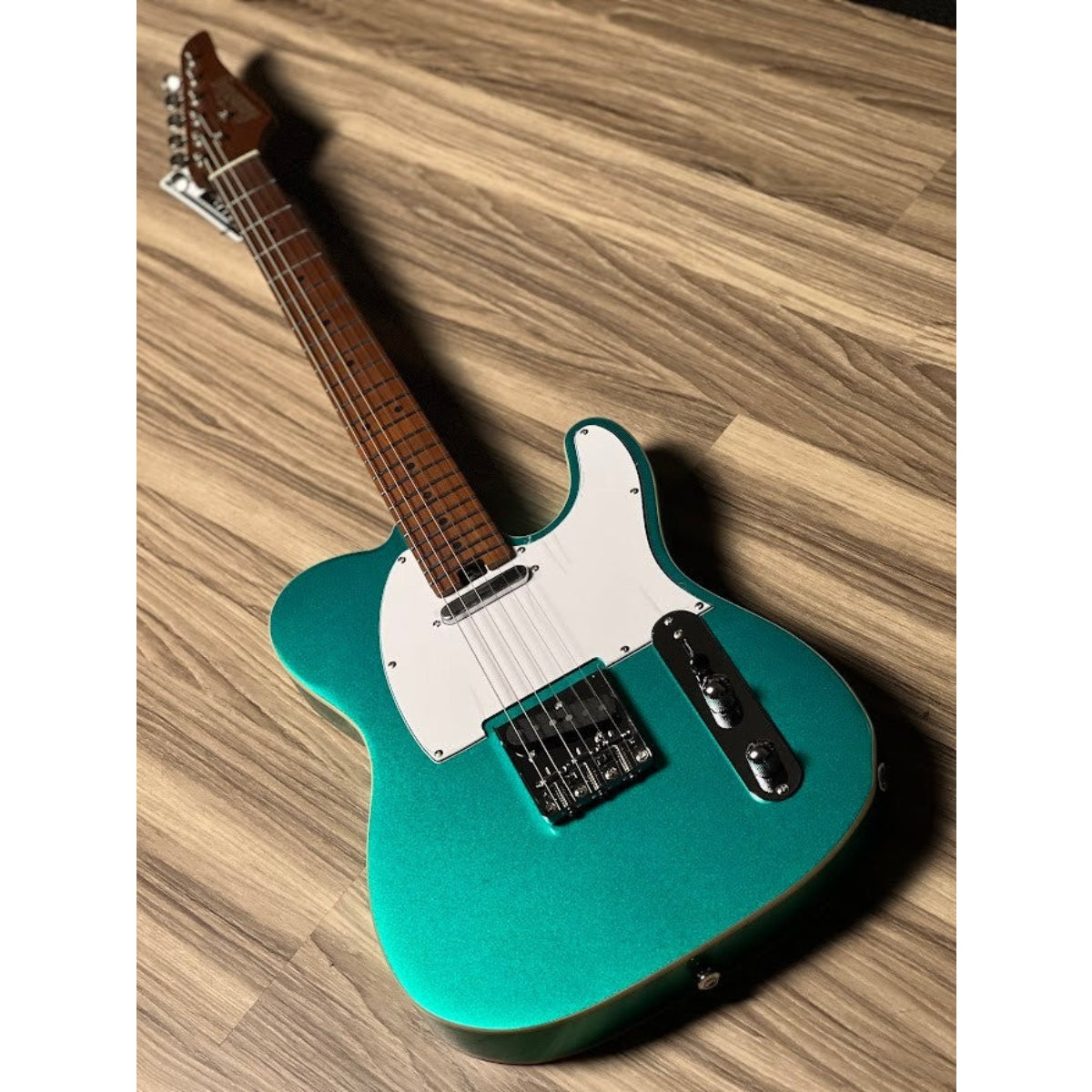 Đàn Guitar Điện Soloking T1B Vintage MKII, Roasted Maple Neck and FB, Sherwood Green Metallic