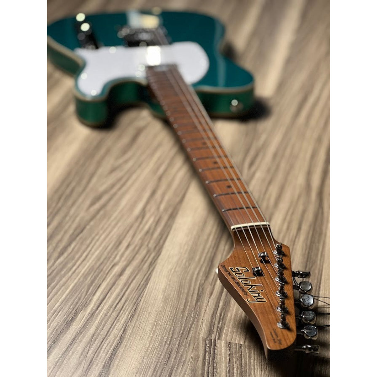 Đàn Guitar Điện Soloking T1B Vintage MKII, Roasted Maple Neck and FB, Sherwood Green Metallic