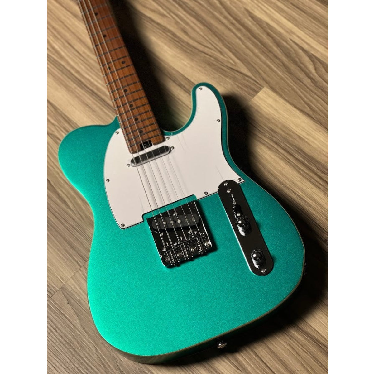 Đàn Guitar Điện Soloking T1B Vintage MKII, Roasted Maple Neck and FB, Sherwood Green Metallic