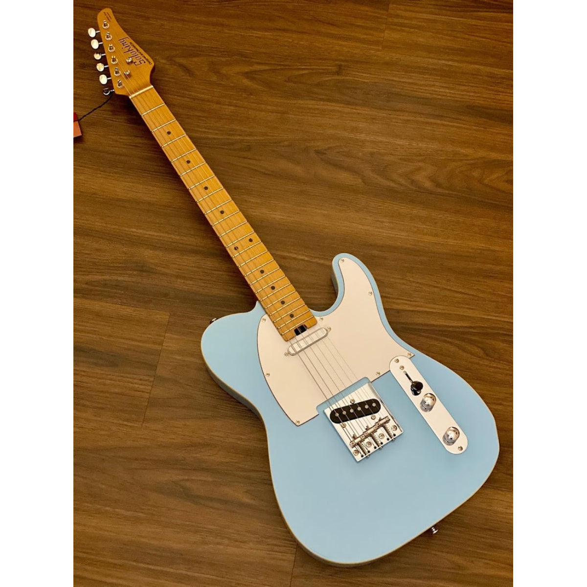 Đàn Guitar Điện Soloking T1B Vintage MKII, Roasted Maple Neck and FB, Sonic Blue