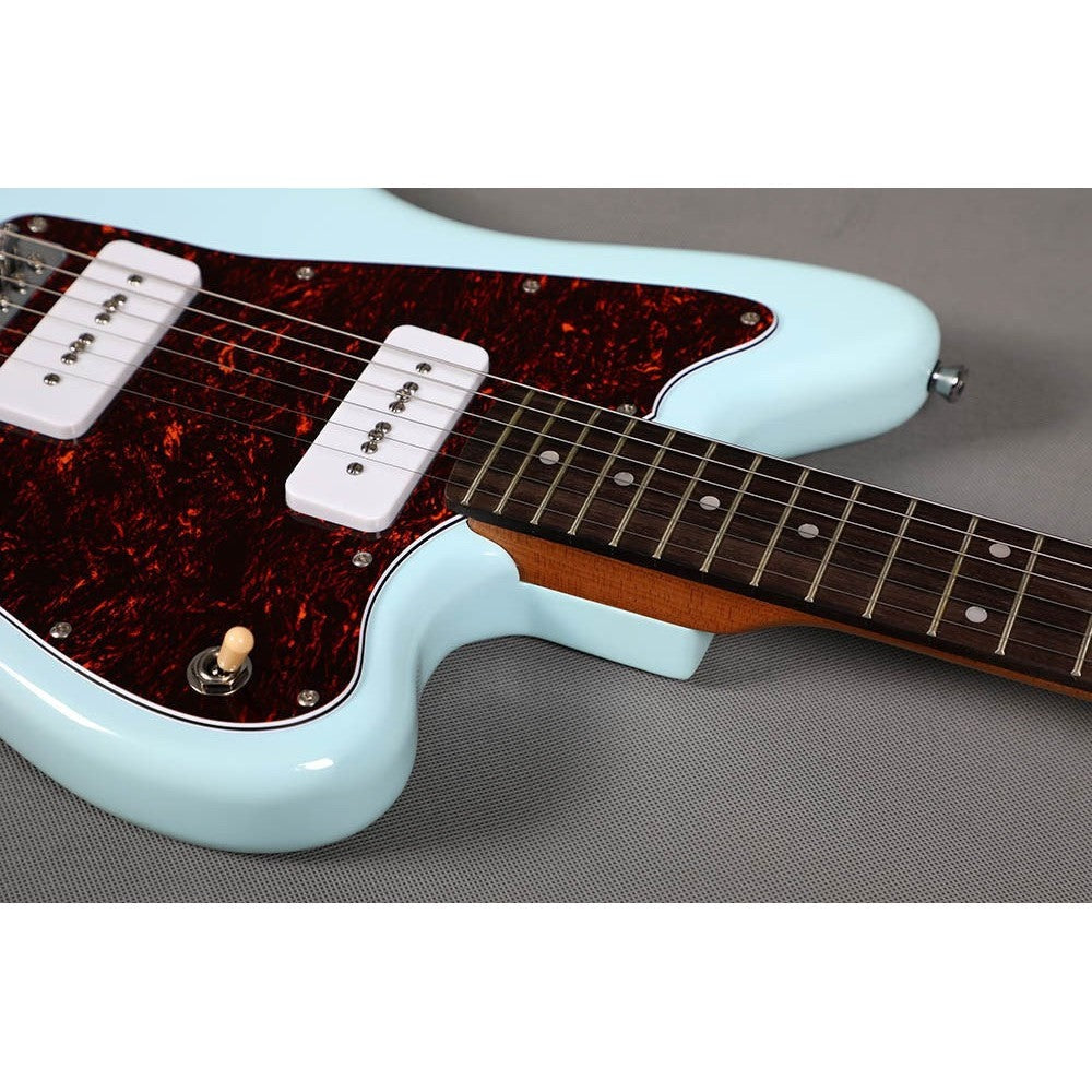 Đàn Guitar Điện Sqoe JM300, Sonic Blue