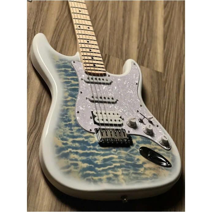 Đàn Guitar Điện Sqoe Limited Edition SEST699 HSS, Larimar Blue