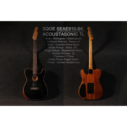 Đàn Guitar Điện Sqoe SEAE910