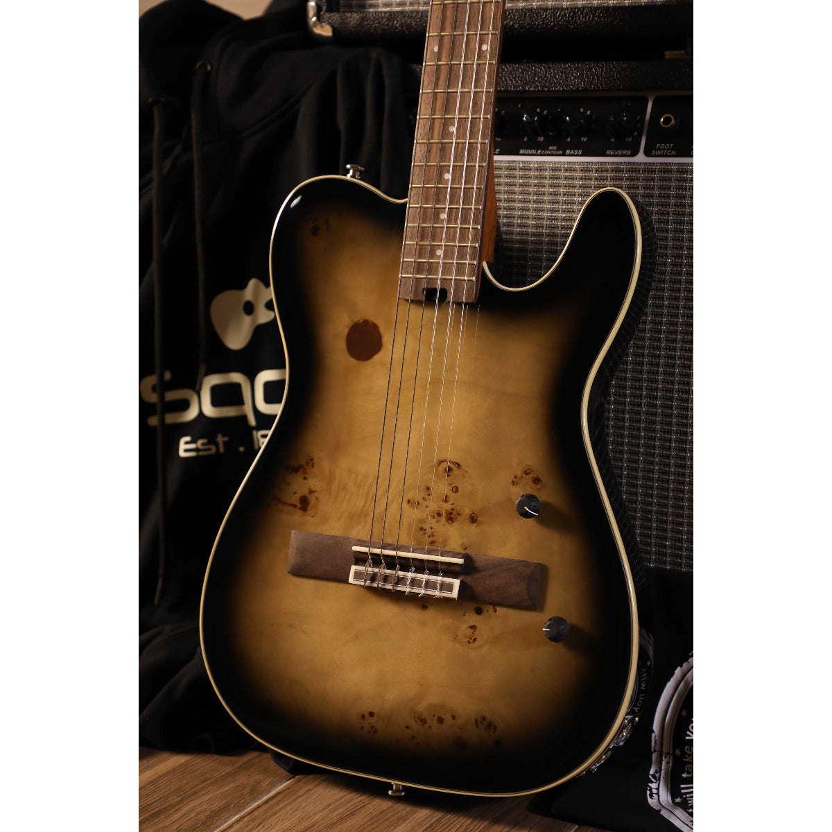 Đàn Guitar Điện Sqoe SEGD600, Black Gradient