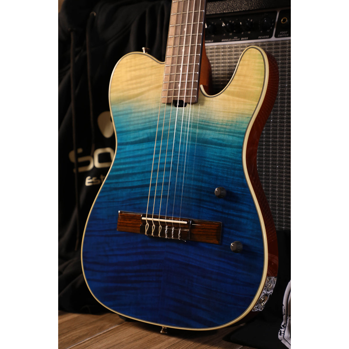 Đàn Guitar Điện Sqoe SEGD900, Ocean Blue Gradient