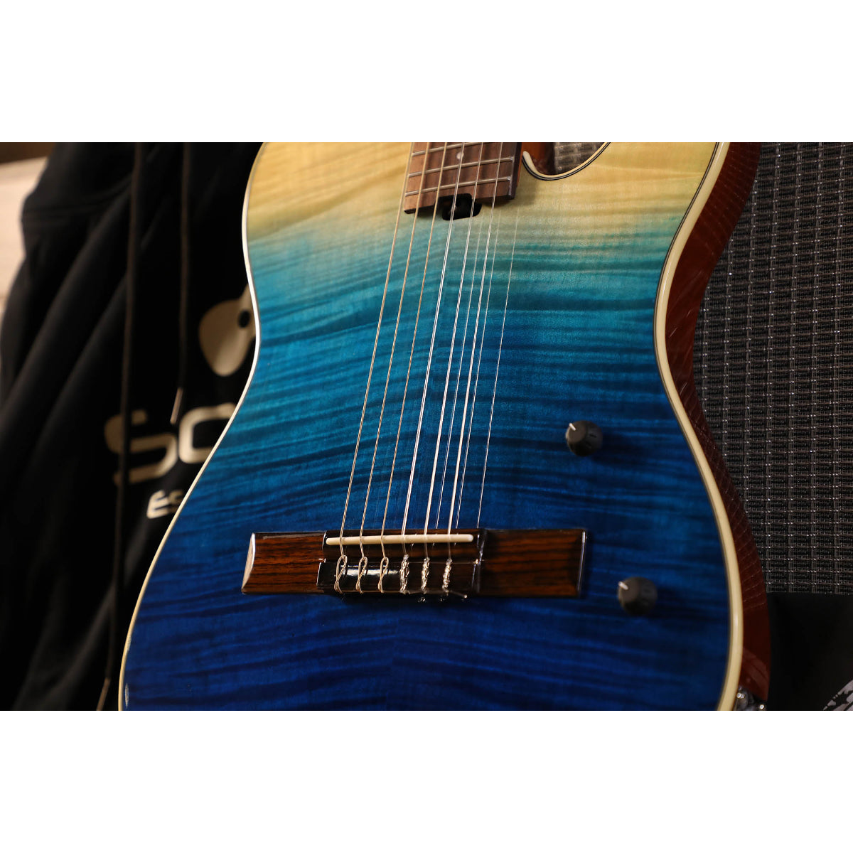 Đàn Guitar Điện Sqoe SEGD900, Ocean Blue Gradient