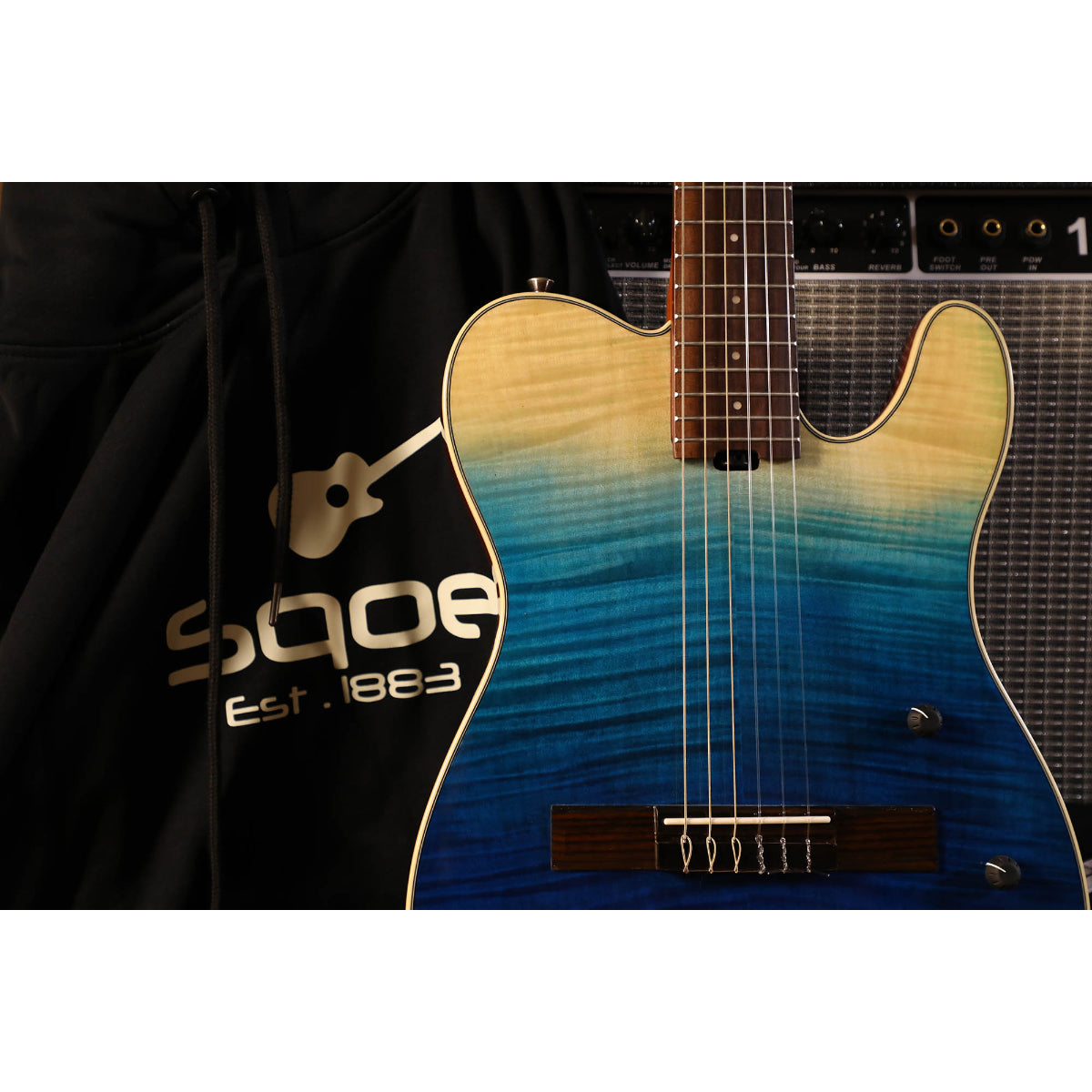 Đàn Guitar Điện Sqoe SEGD900, Ocean Blue Gradient