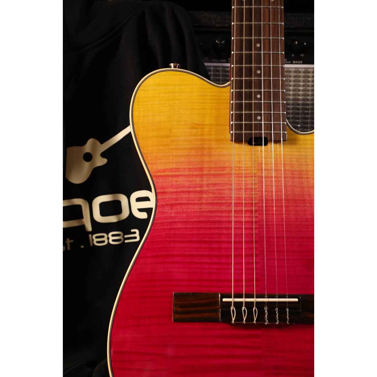 Đàn Guitar Điện Sqoe SEGD900, Strawberry Red Gradient