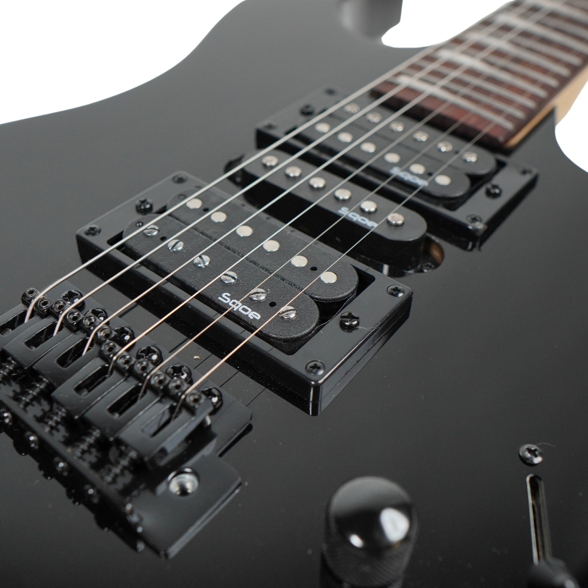 Đàn Guitar Điện Sqoe SEIB370, Black