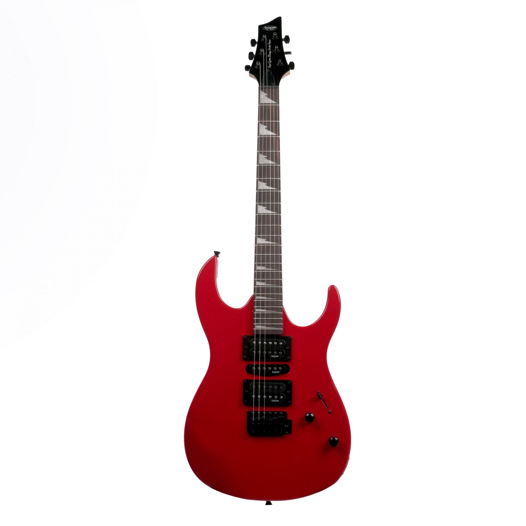 Đàn Guitar Điện Sqoe SEIB370, Red