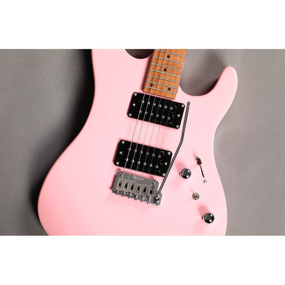 Đàn Guitar Điện Sqoe SEIB450, Pink