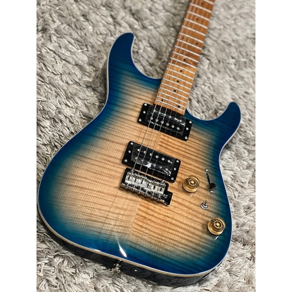 Đàn Guitar Điện Sqoe SEIB650, Natural Blue Burst