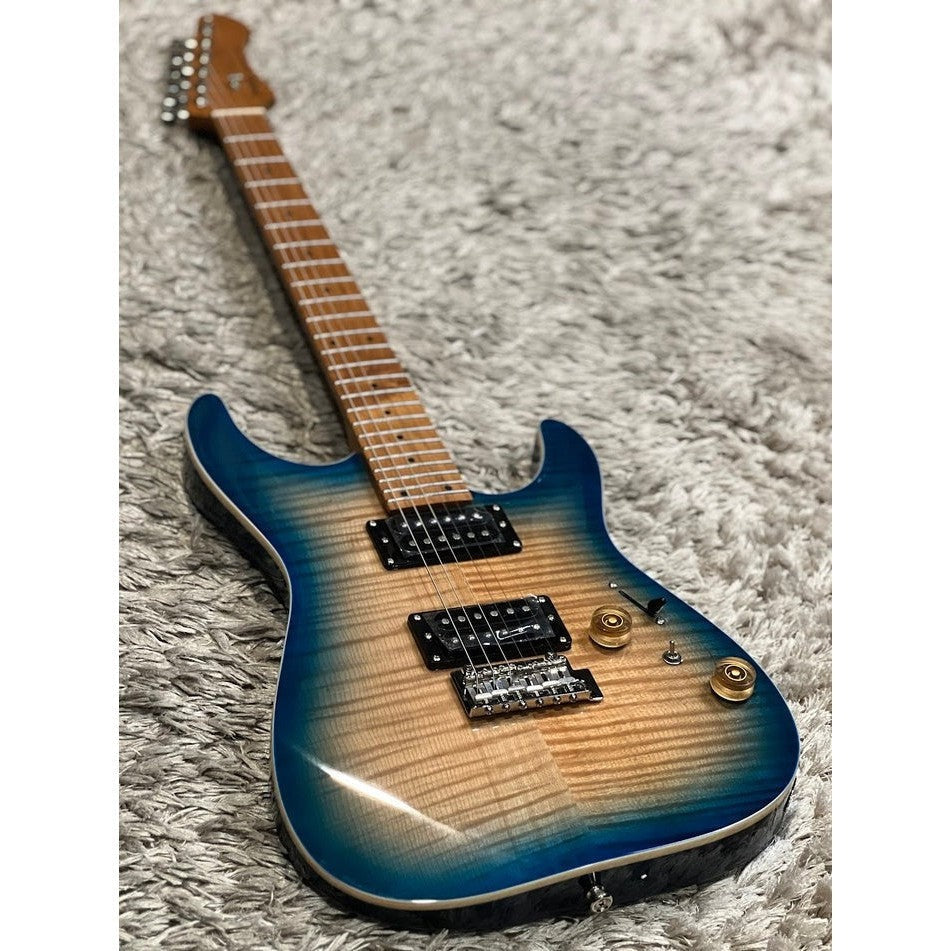 Đàn Guitar Điện Sqoe SEIB650, Natural Blue Burst