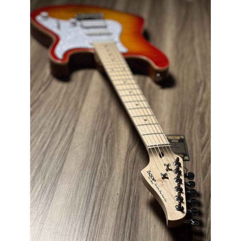 Đàn Guitar Điện Sqoe SEIB680, Cherry Sunburst