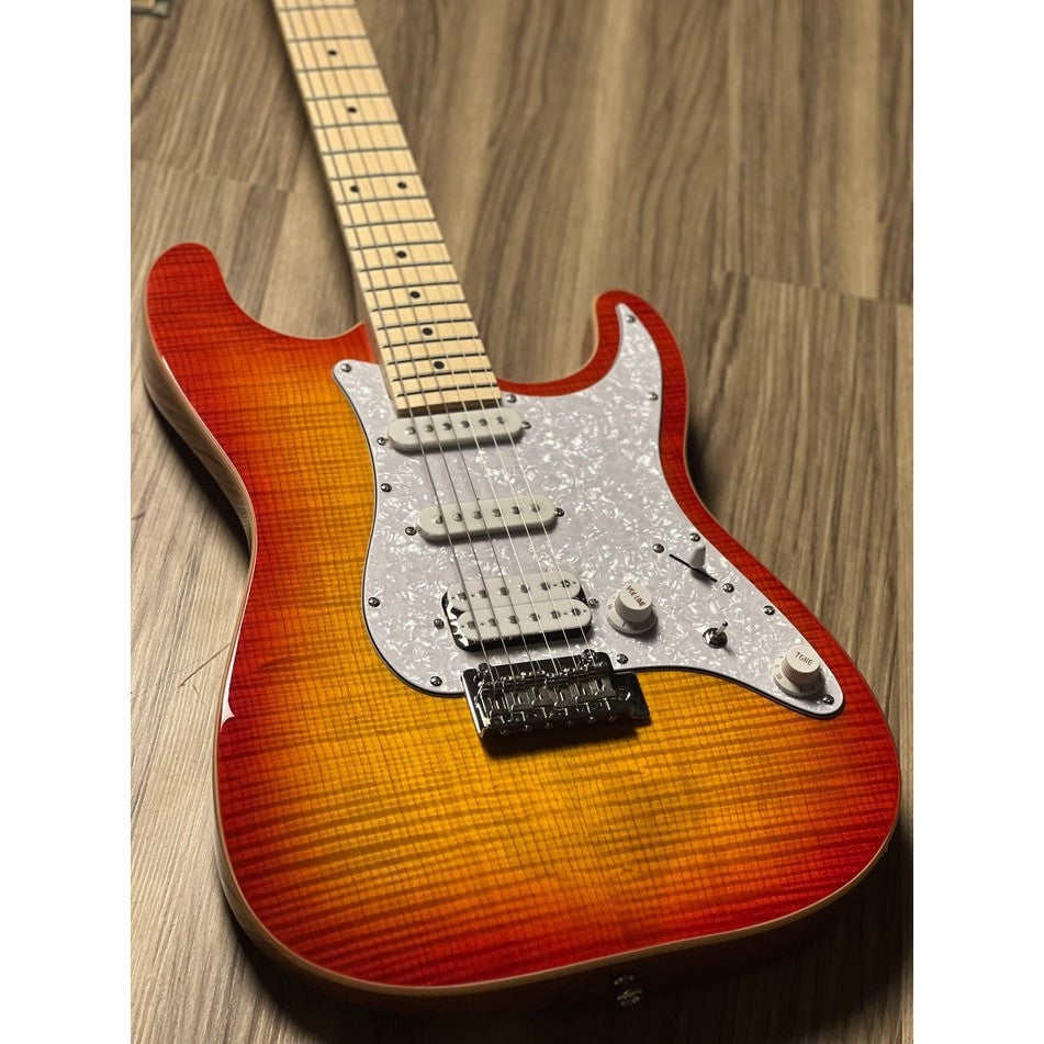 Đàn Guitar Điện Sqoe SEIB680, Cherry Sunburst