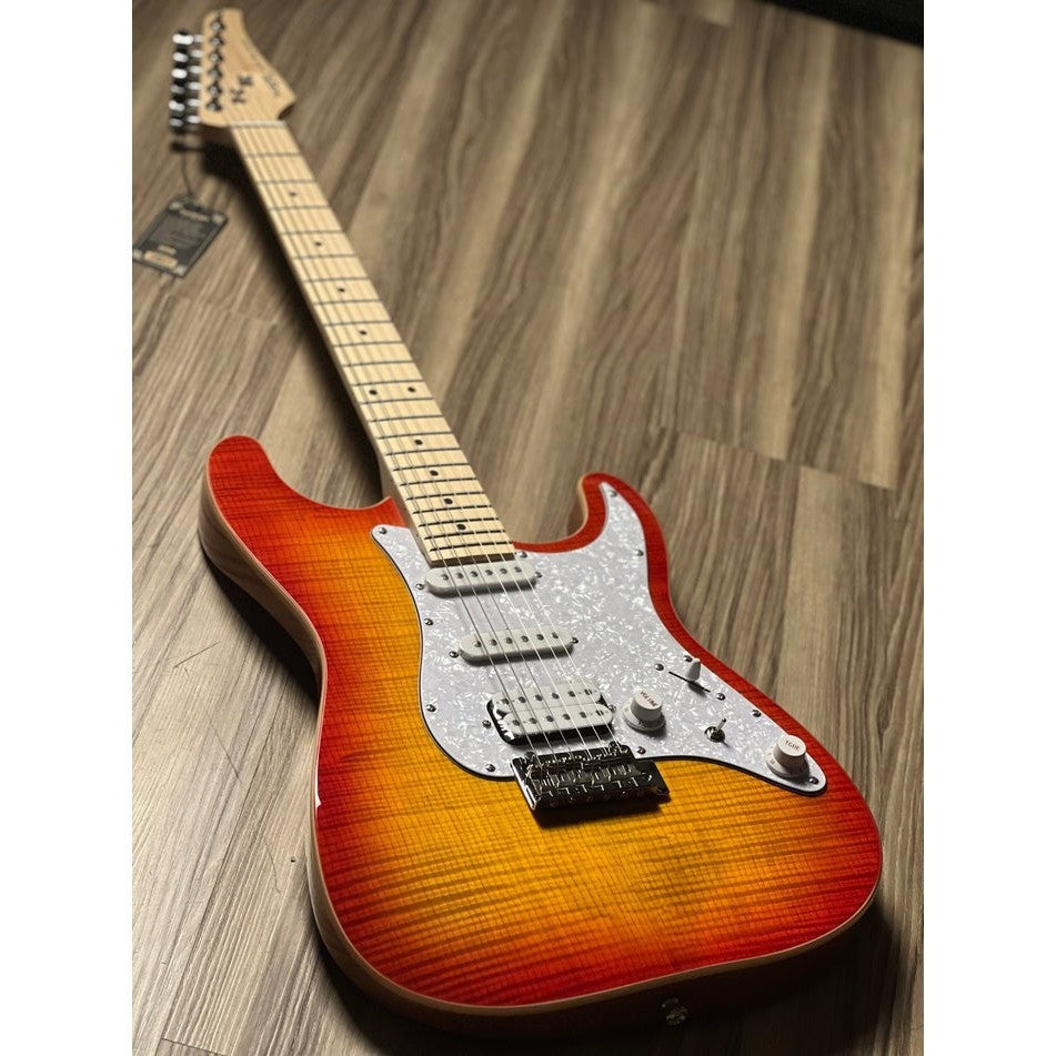 Đàn Guitar Điện Sqoe SEIB680, Cherry Sunburst