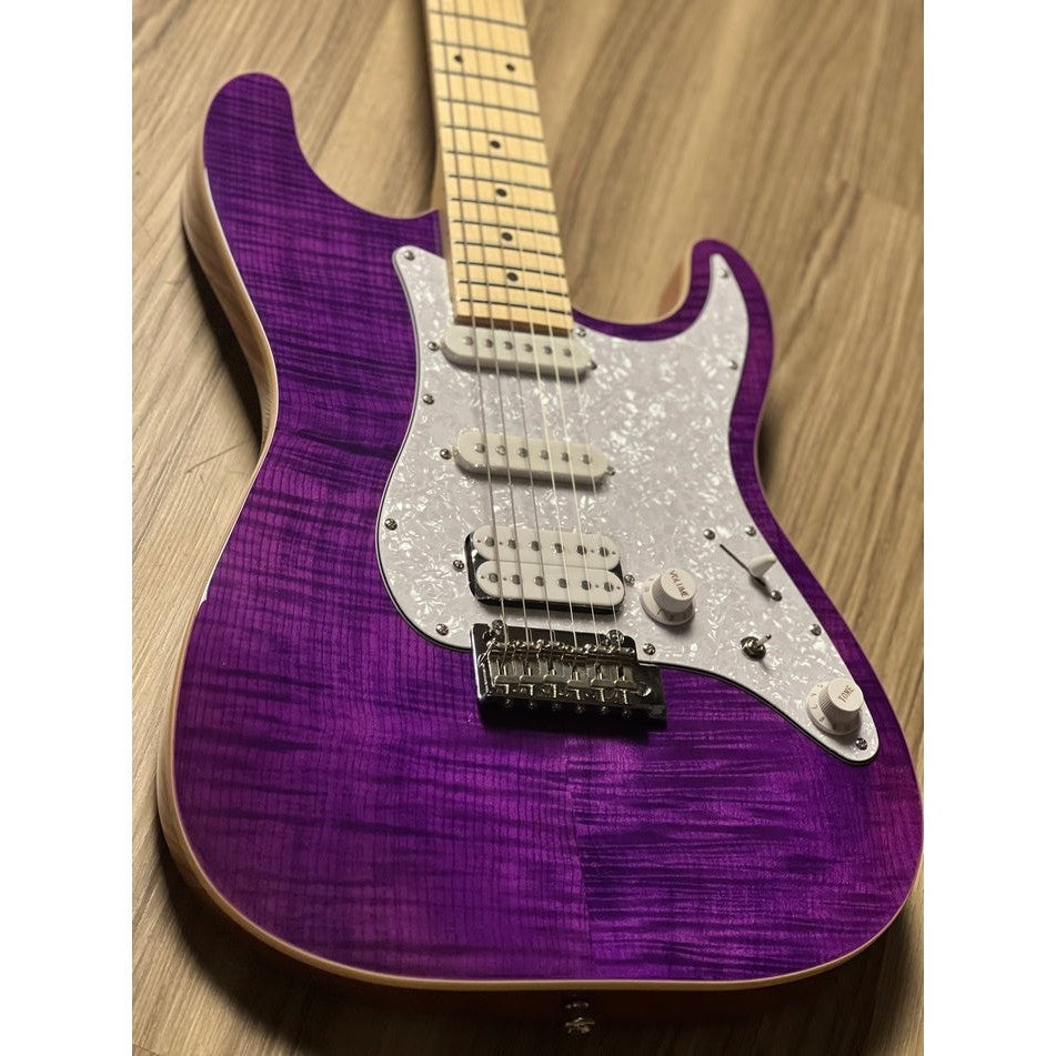 Đàn Guitar Điện Sqoe SEIB680, Violet Purple