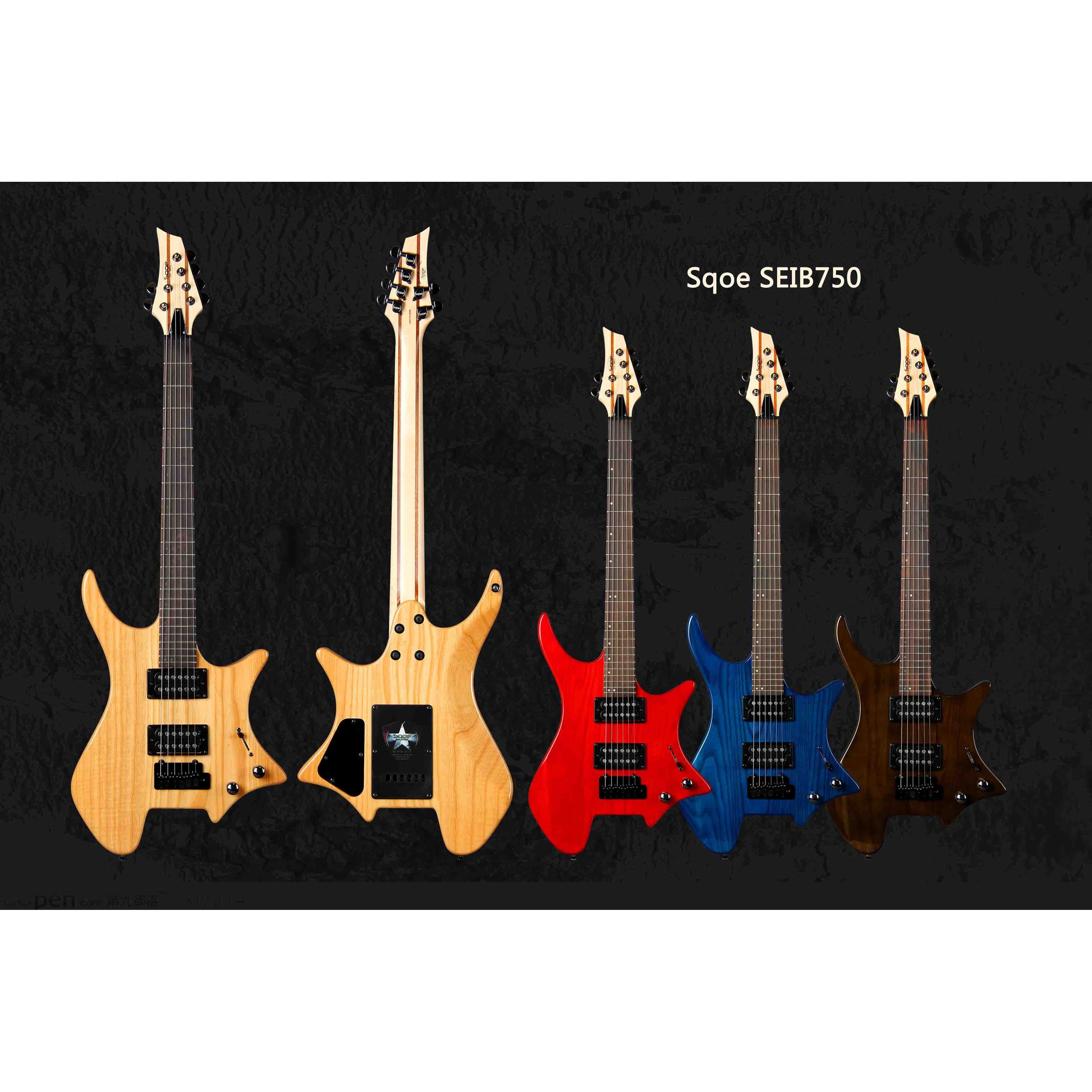 Đàn Guitar Điện Sqoe SEIB750, Natural