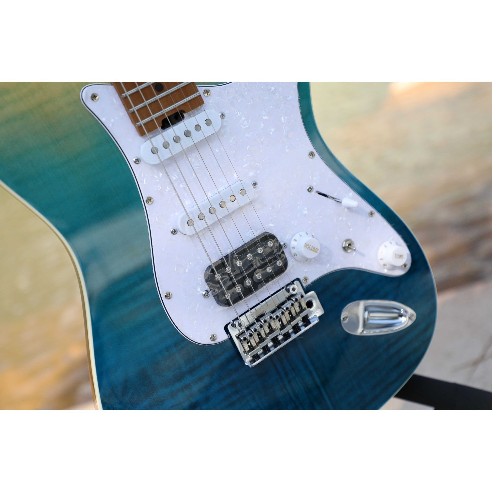 Đàn Guitar Điện Sqoe SEIB900, Caribbian Fade Surf