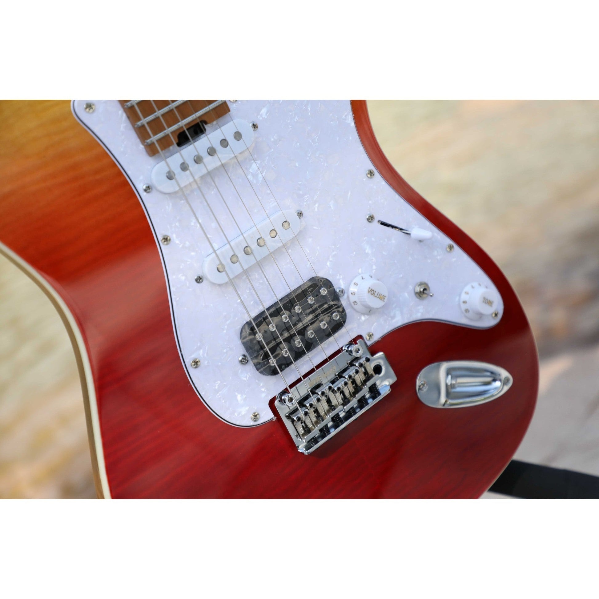 Đàn Guitar Điện Sqoe SEIB900, Tequila Sunrise Surf