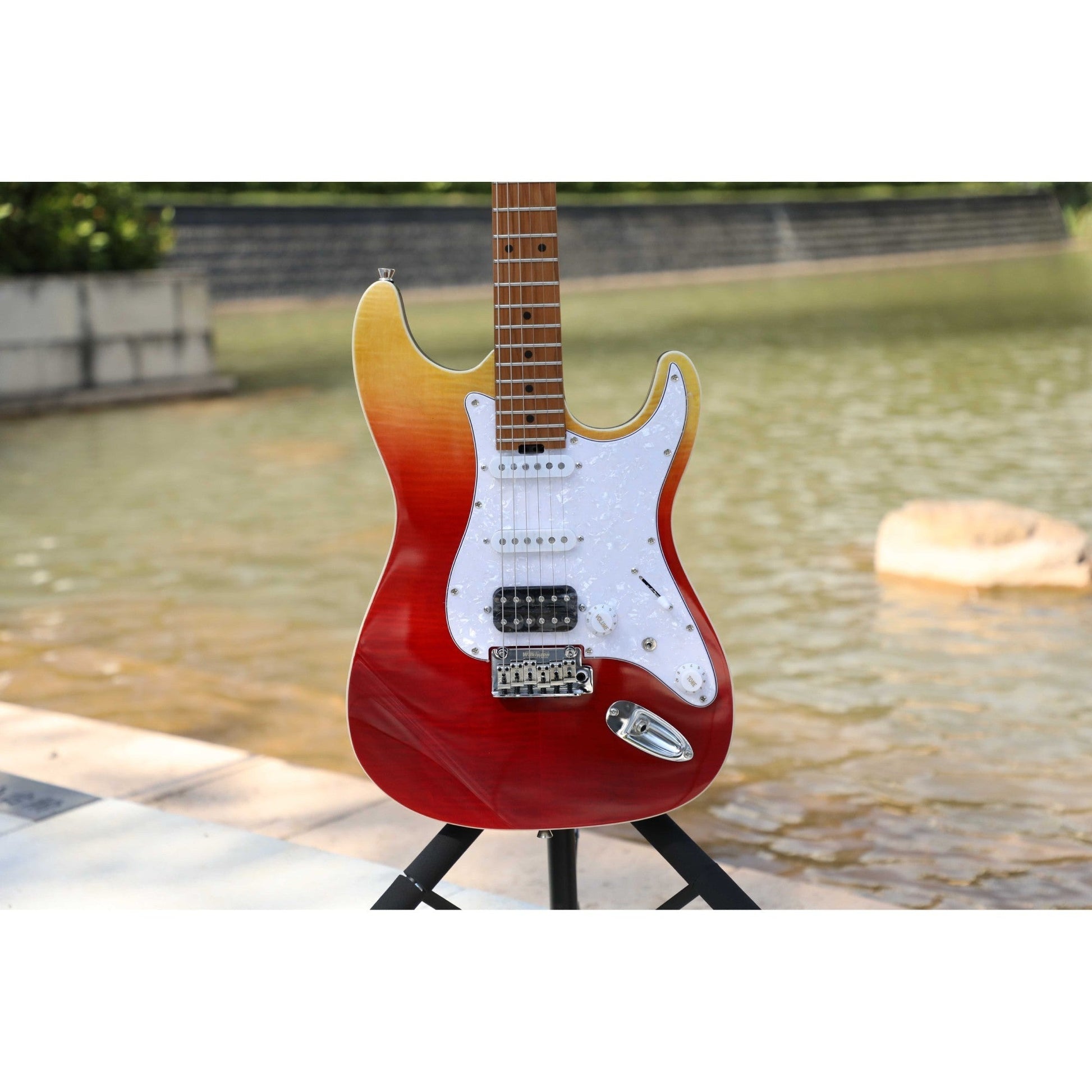 Đàn Guitar Điện Sqoe SEIB900, Tequila Sunrise Surf