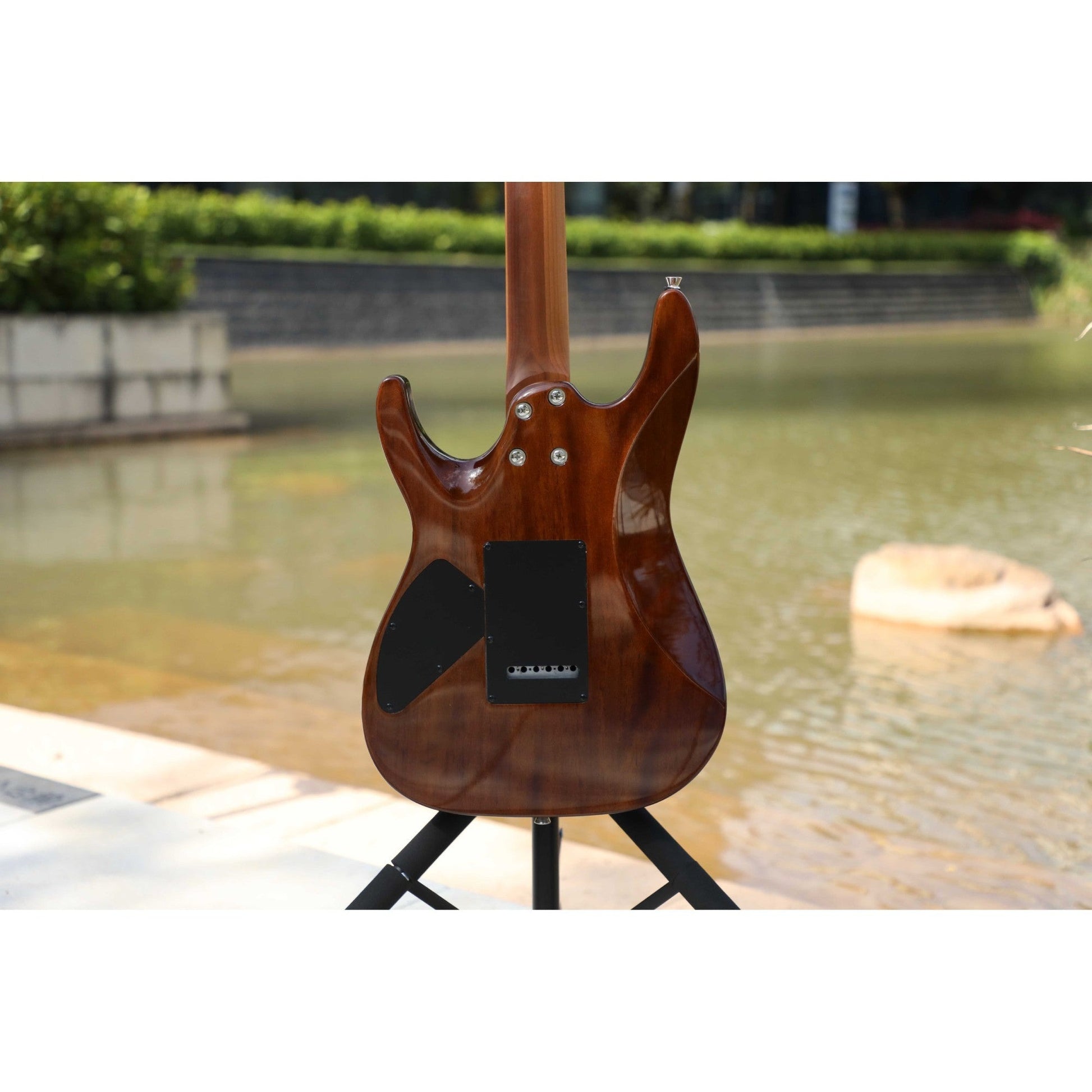 Đàn Guitar Điện Sqoe SEIB950, Charcoal Black