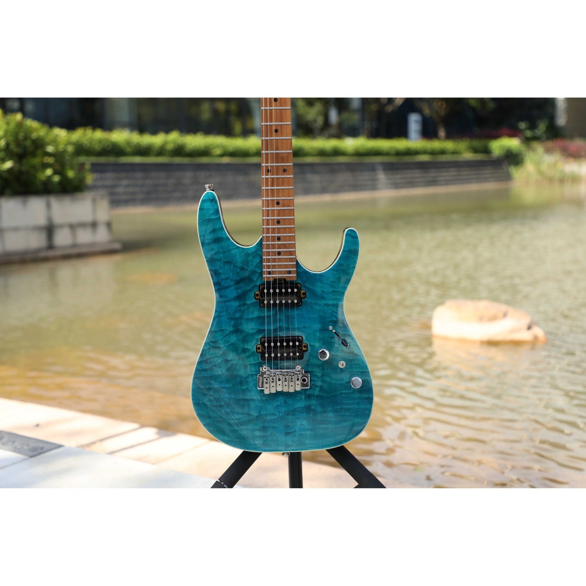 Đàn Guitar Điện Sqoe SEIB950, Deep Sea Blue