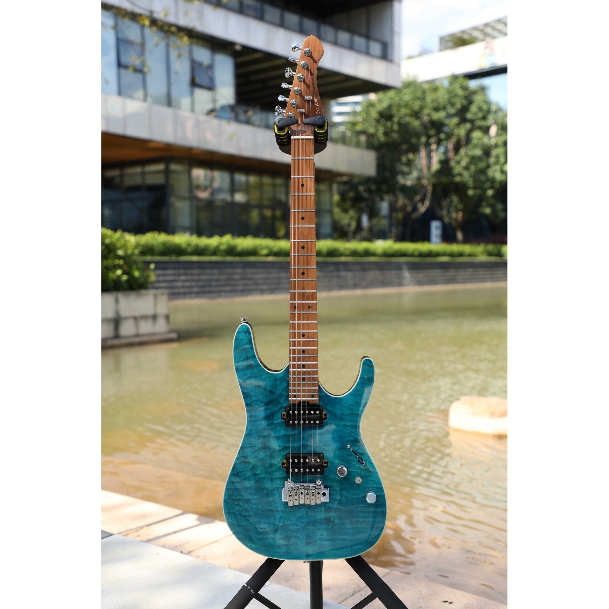 Đàn Guitar Điện Sqoe SEIB950, Deep Sea Blue