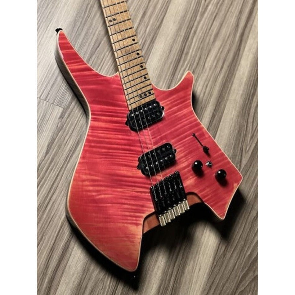 Đàn Guitar Điện Sqoe SEIB995, Transparent Red