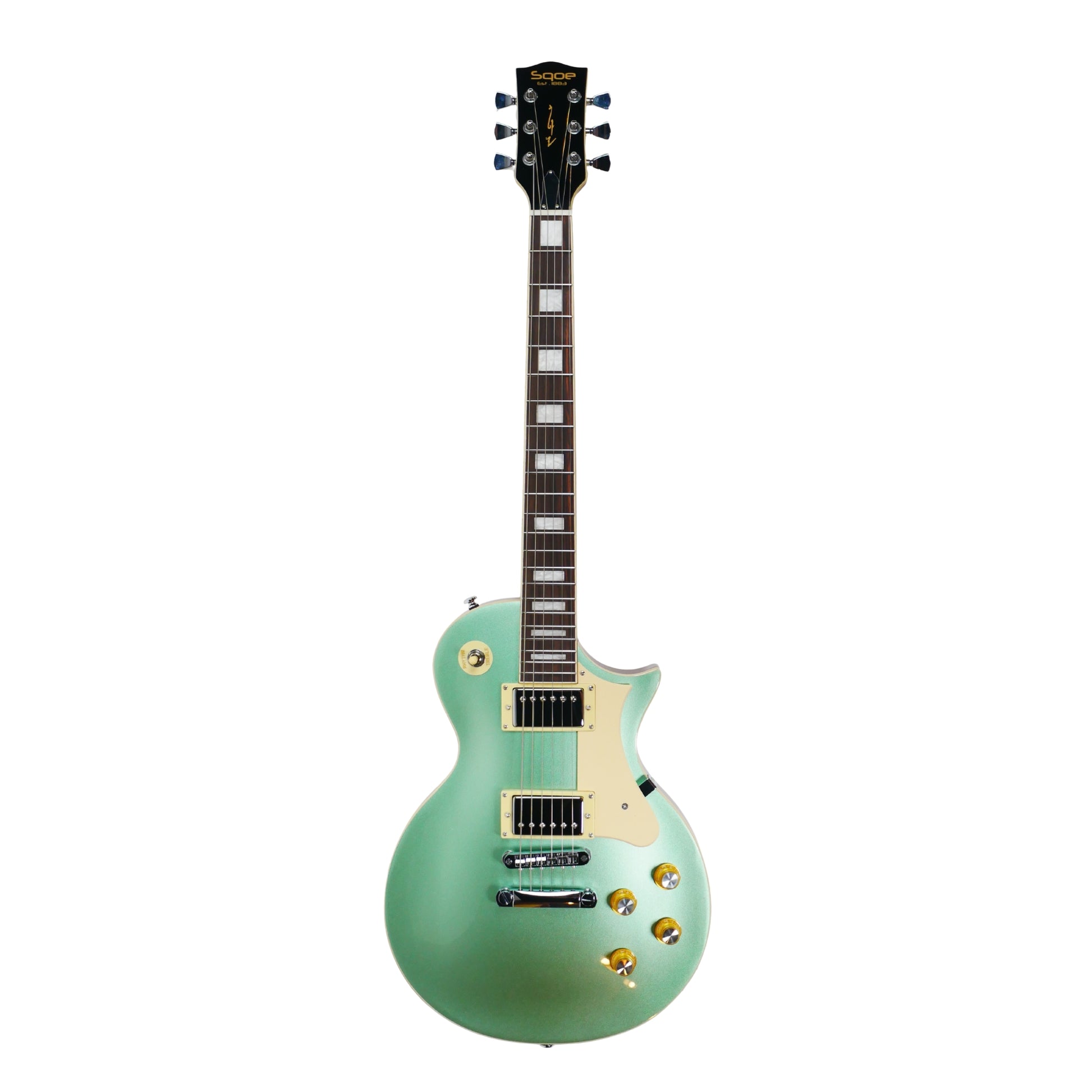 Đàn Guitar Điện Sqoe SELP110 HH Electric Guitar, Green