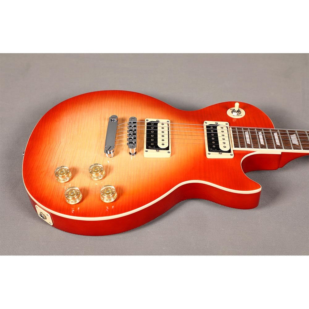 Đàn Guitar Điện Sqoe SELP200, Tiger Stripe Honey Yellow