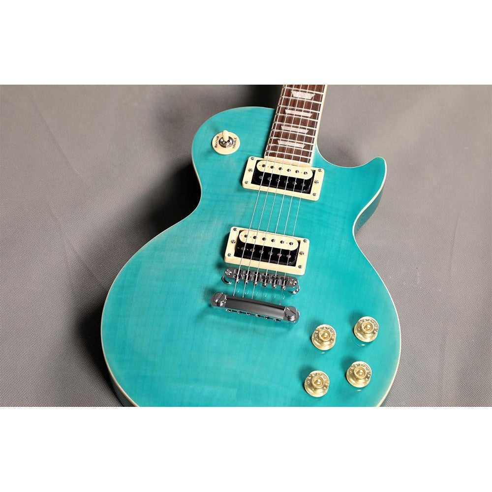 Đàn Guitar Điện Sqoe SELP200, Tiger Stripe Light Blue