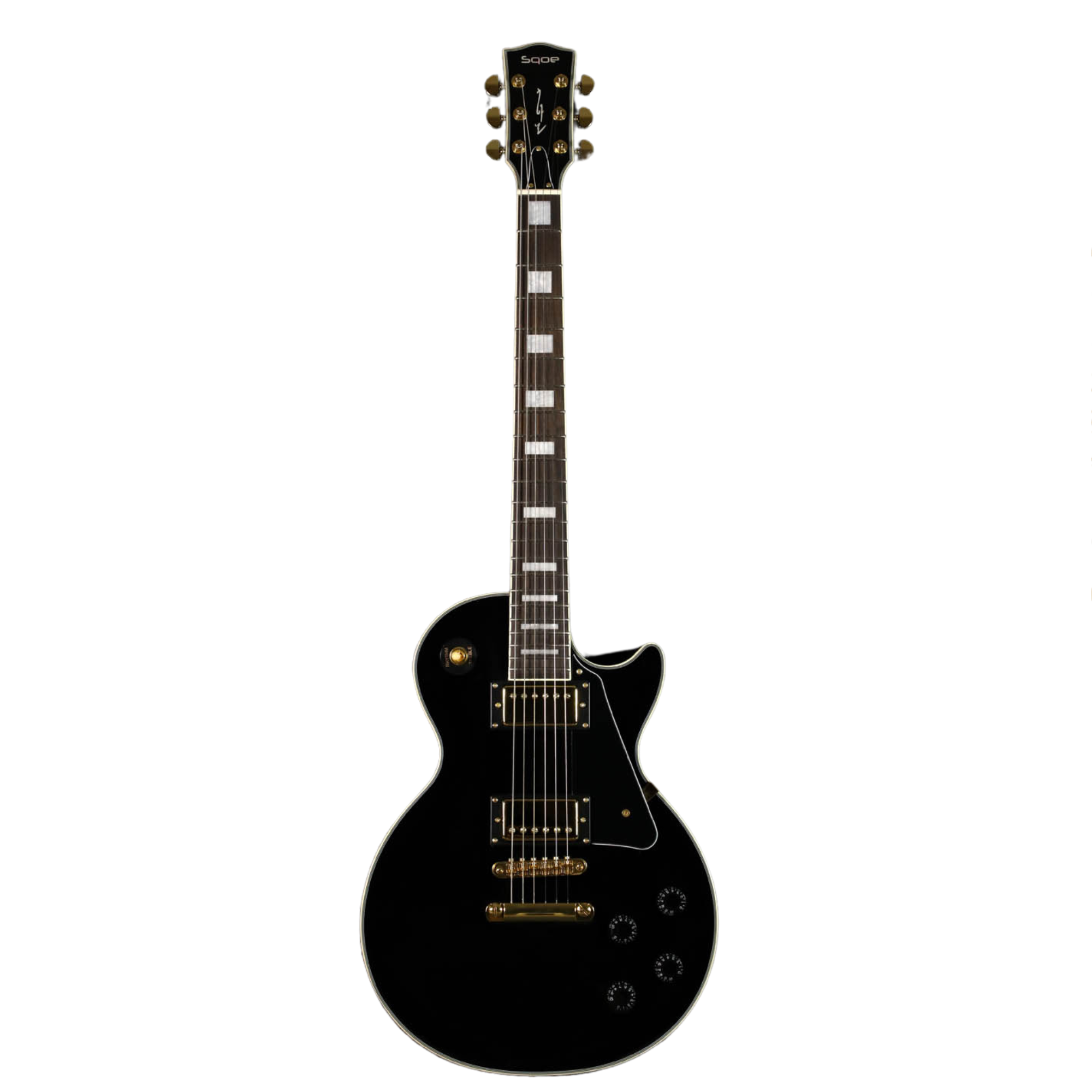 Đàn Guitar Điện Sqoe SELP300 HH Electric Guitar w/Case, Black
