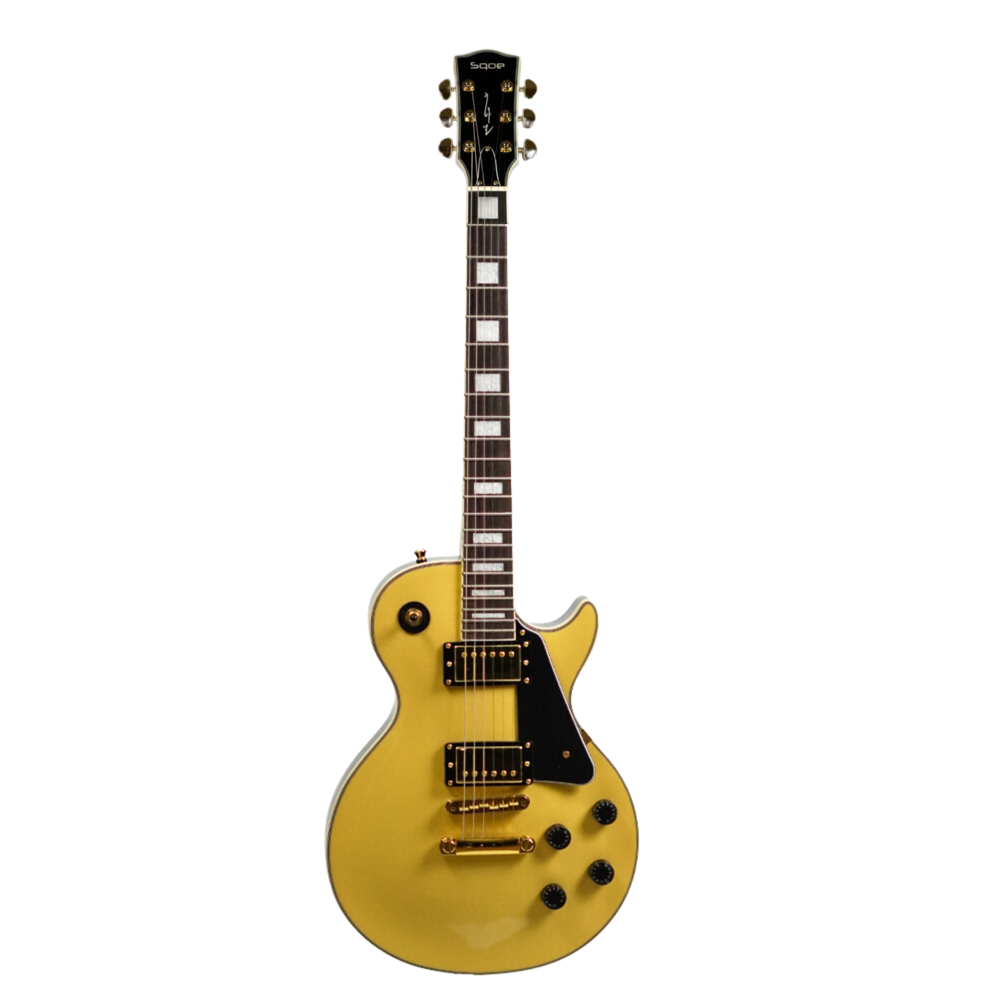 Đàn Guitar Điện Sqoe SELP300 HH Electric Guitar w/Case, Yellow